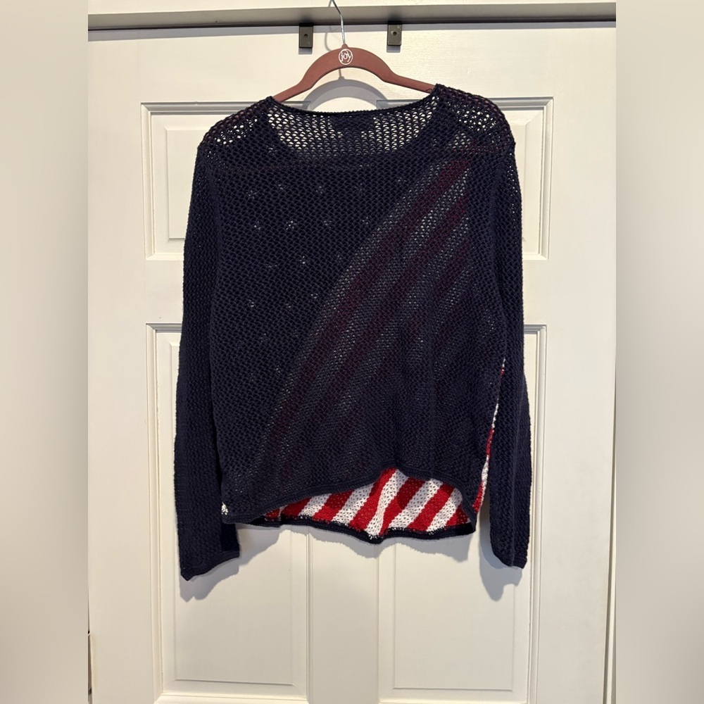 Norton Studio American Glad See Through Sweater Vintage - Picture 2 of 3